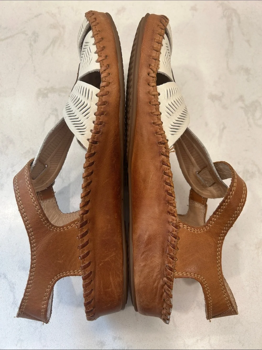 PIKOLINOS WOMEN'S P. VALLARTA Sandals Coastal Leather Comfort Size 38 / 8.5